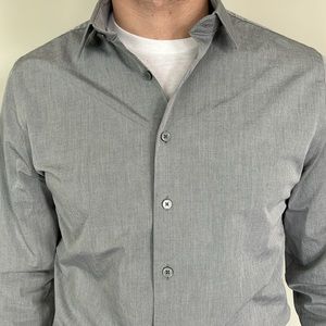 Express Fitted Dress Shirt